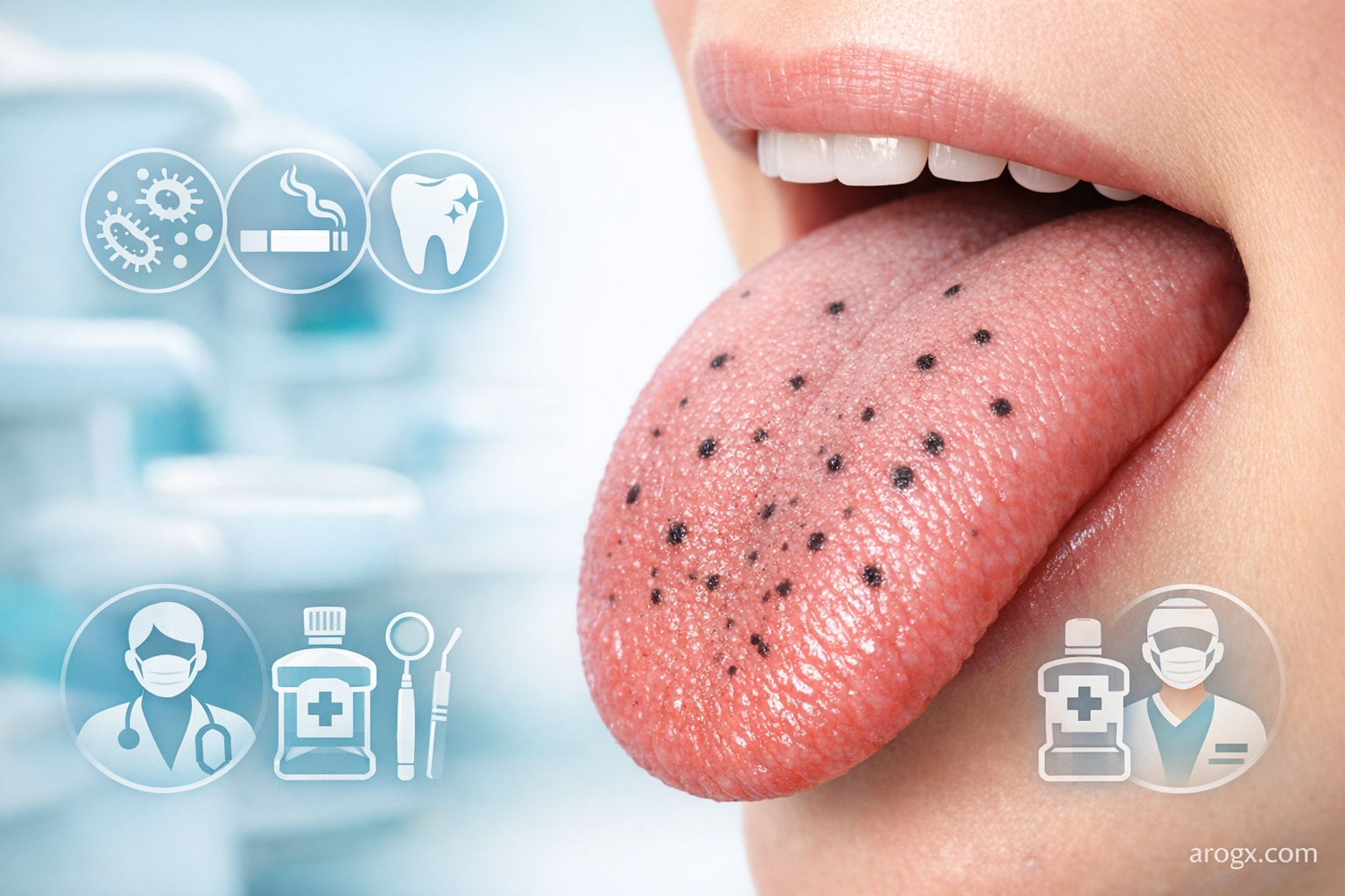 Black spots on tongue causes and treatment explained – arogx.com